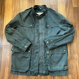 Burberry Brit SAMPLE Olive Green Military Field Jacket Women’s size SMALL